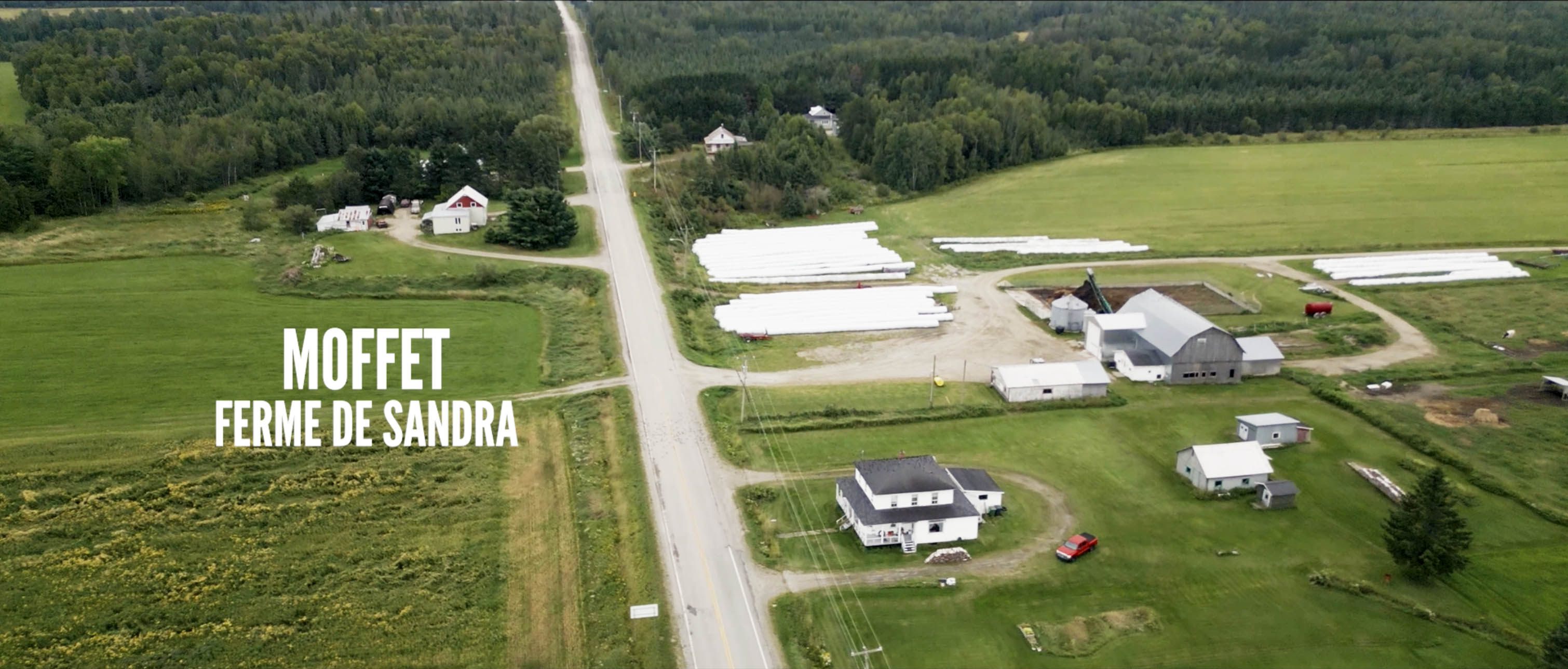 Ferme de Sandra Roy. Résidence de création à Moffet.