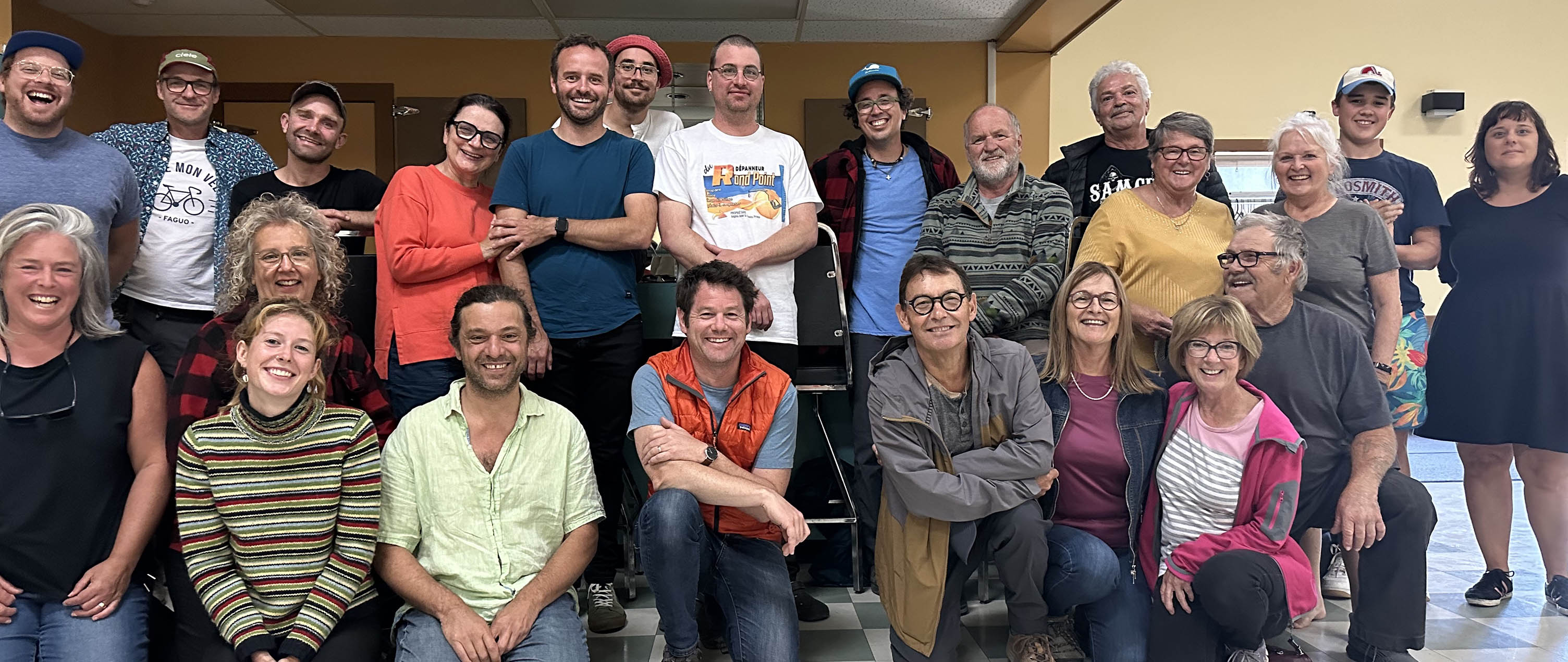 Sortie de résidence à Sainte-Germaine-Boulé - août 2023.