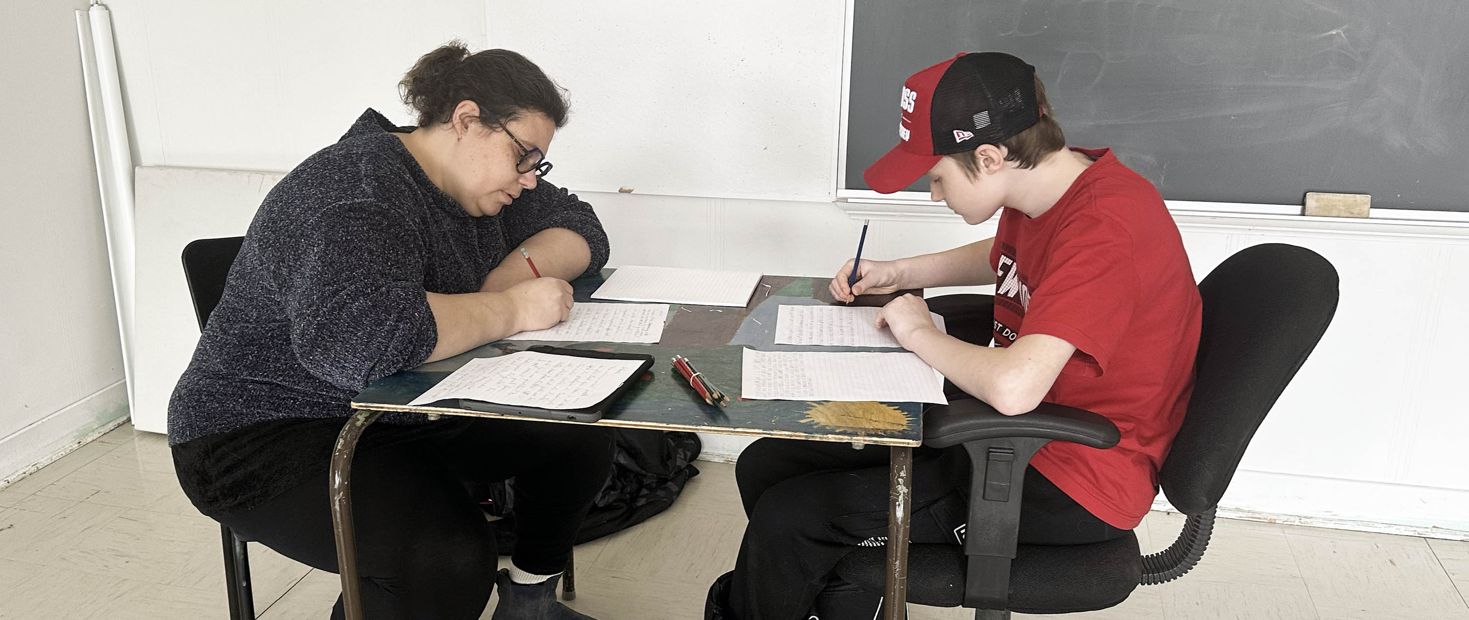 Compétition d’écriture mère-fils – mars 2024.