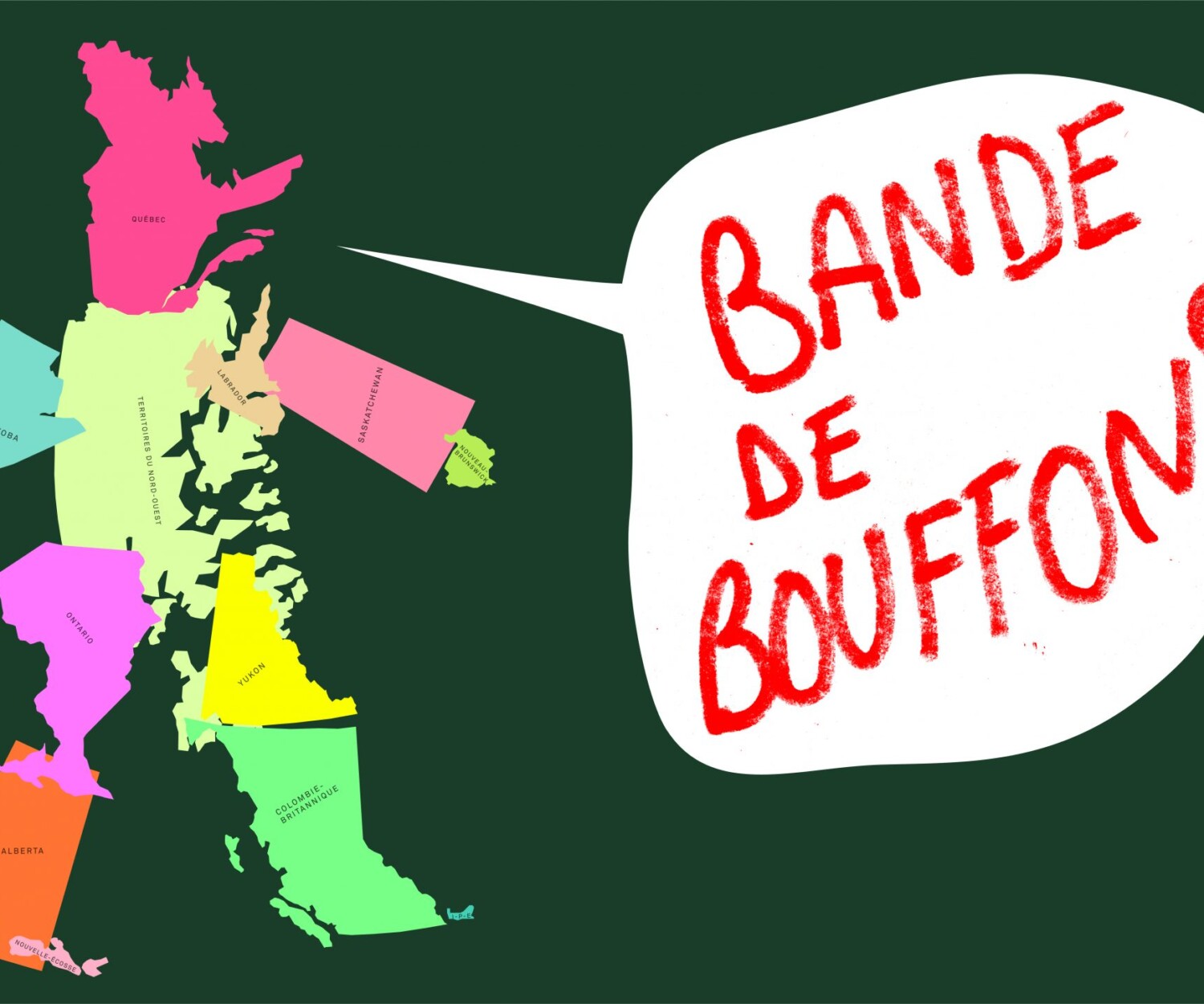 bande de bouffons bandeau horizontal