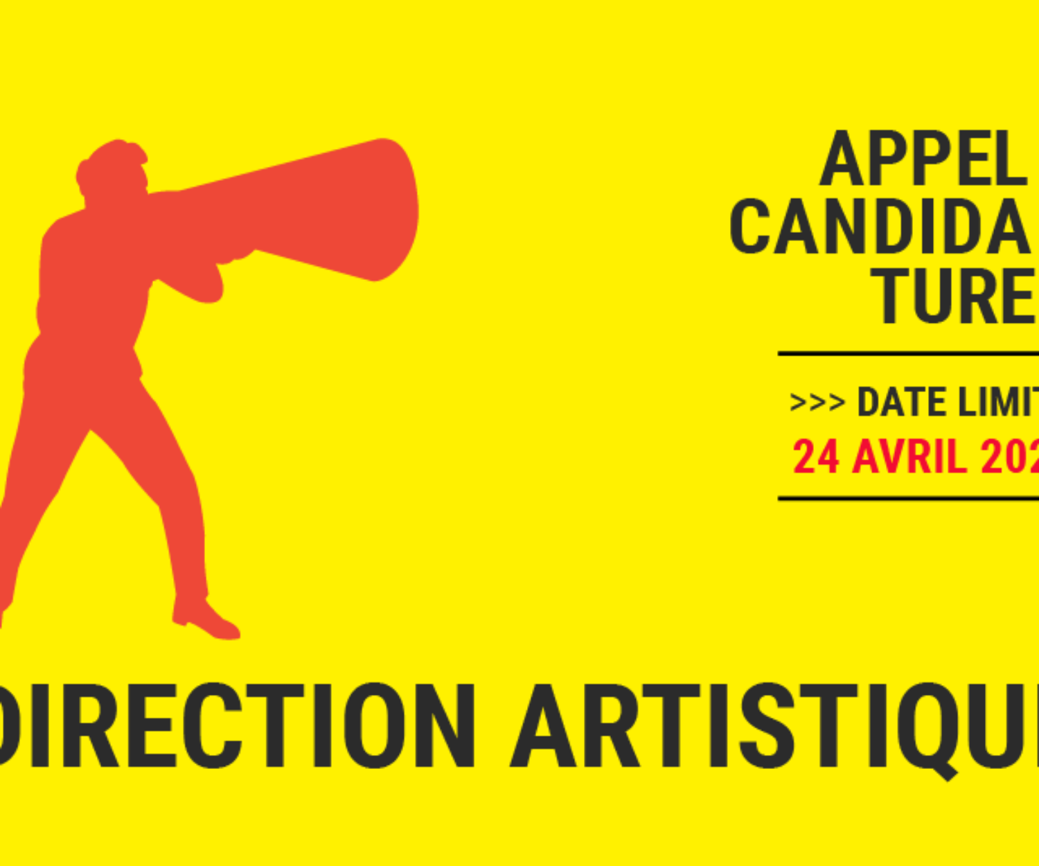 Appel de candidature | Direction artistique